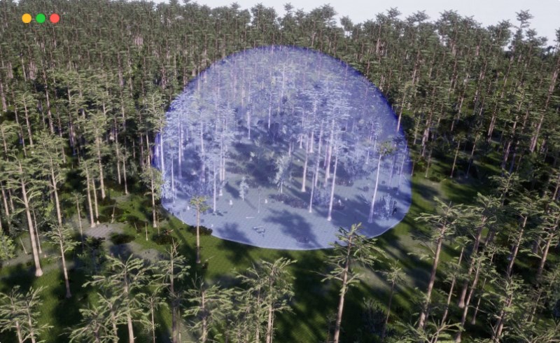 【UE5】沼泽栖息地笔刷 Dome Swamp Habitat Brush