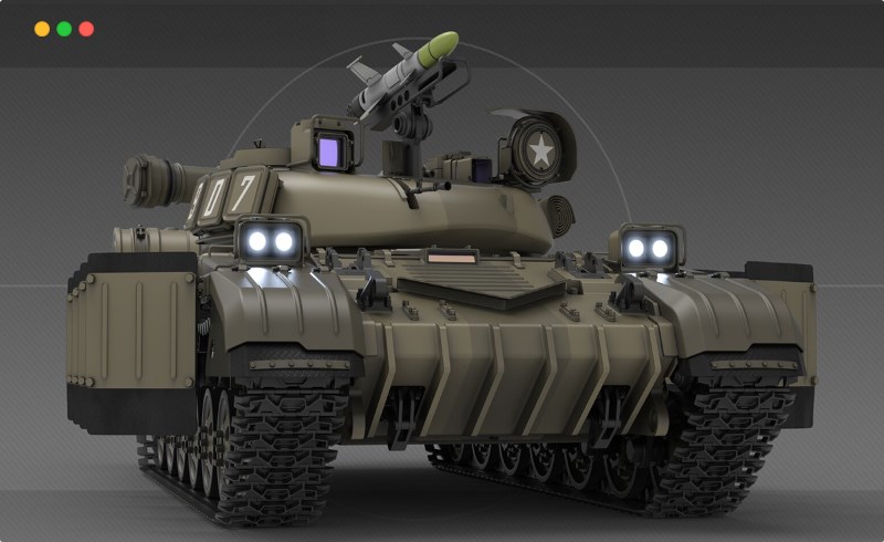 模型资产 – 坦克歼击车 IT-2 Tank destroyer