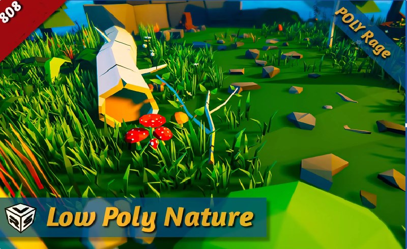 Unity环境场景 – 风格化自然环境 Low Poly Nature: Lush and Diverse Environments