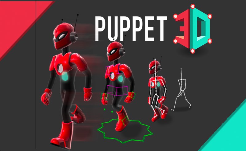 Unity插件 – 骨骼绑定工具 Puppet3D