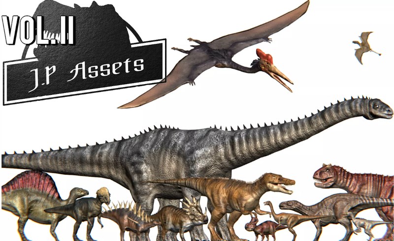 Unity – 侏罗纪恐龙包 Jurassic Pack Vol. II Dinosaurs