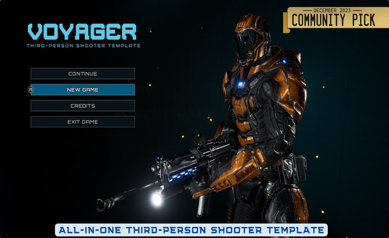 【UE5】第三人称射击游戏模板 Voyager：Third Person Shooter Template