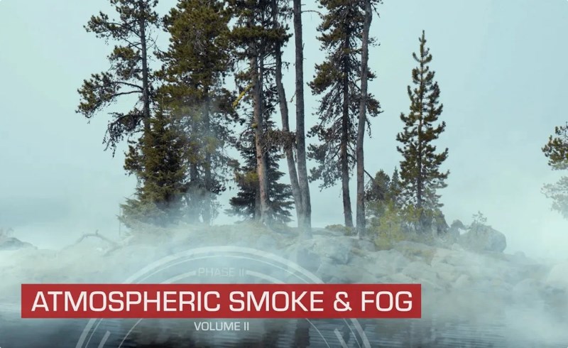【视频素材】45 组大气烟雾素材 Atmospheric Smoke & Fog Vol. 2
