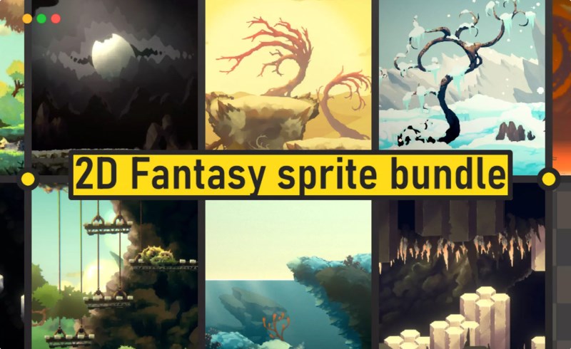 Unity – 奇幻游戏精灵包 2D Fantasy sprite bundle