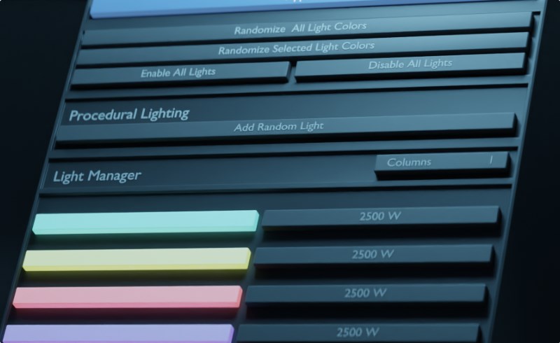 Blender插件 – 灯光预设插件 Alt Tab Lighting