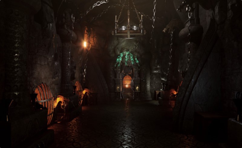 【UE5】地狱牢笼场景 HellCage Environment ( dungeon )