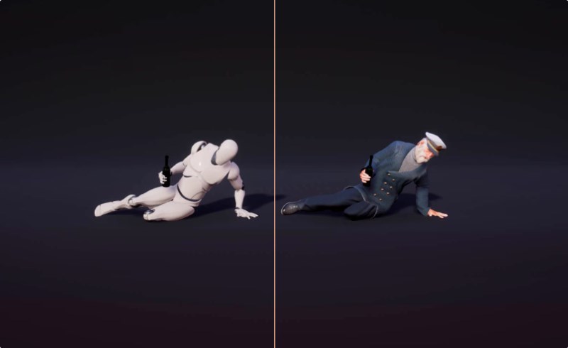 【UE4/5】醉酒的人物动画 Drunk Man Animations