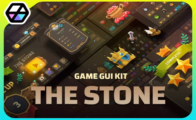 Unity – 游戏UI资产 GUI – The Stone