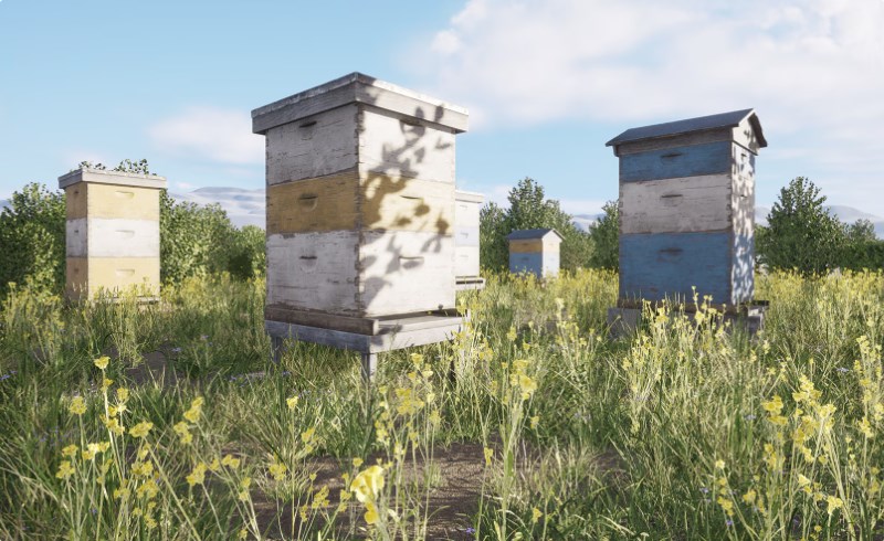 【UE5】模块化蜂巢包 Beehives Modular Pack