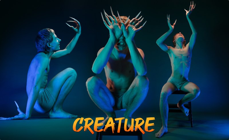 350 张海报灯光色彩动态姿势参考图片 A Creature- Photo reference pack for artists 350 JPEGs