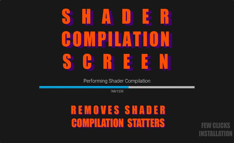 UE5插件 – 消除着色器编译卡顿插件 Shader Compilation Screen – remove shader stutters