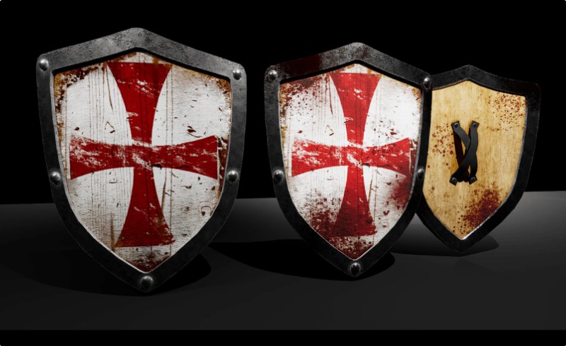 【UE5】中世纪盾牌 Medieval Shield Collection 3D