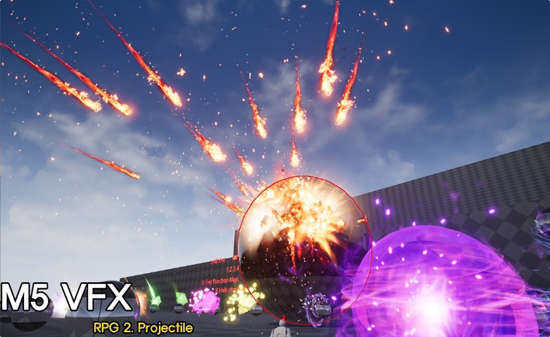 【UE4/5】射弹特效 M5 VFX RPG2. Projectile(Niagara)