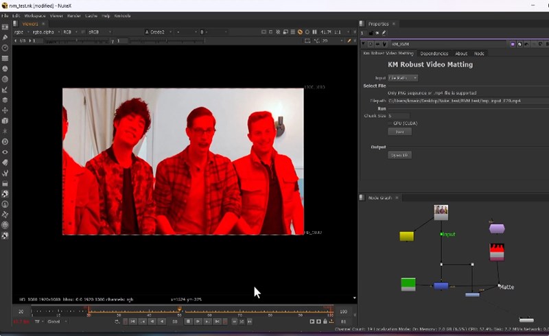 Nuke插件 – 视频抠图插件 RobustVideoMatting