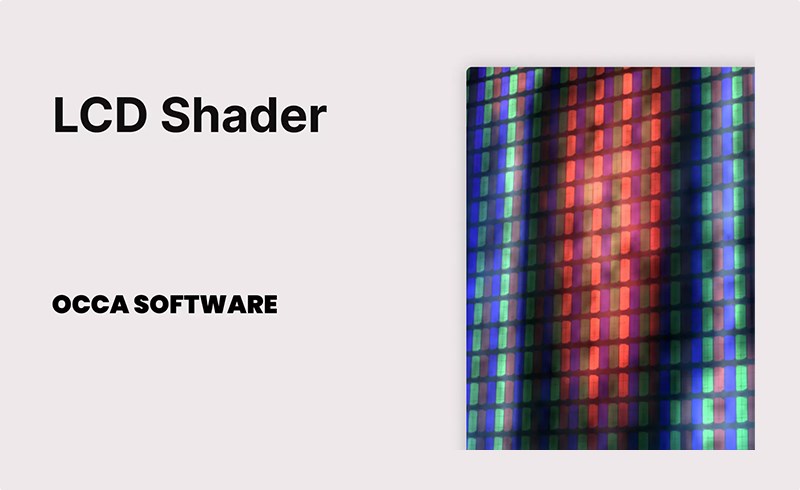 Unity材质 – 电子屏幕材质 LCD Shader