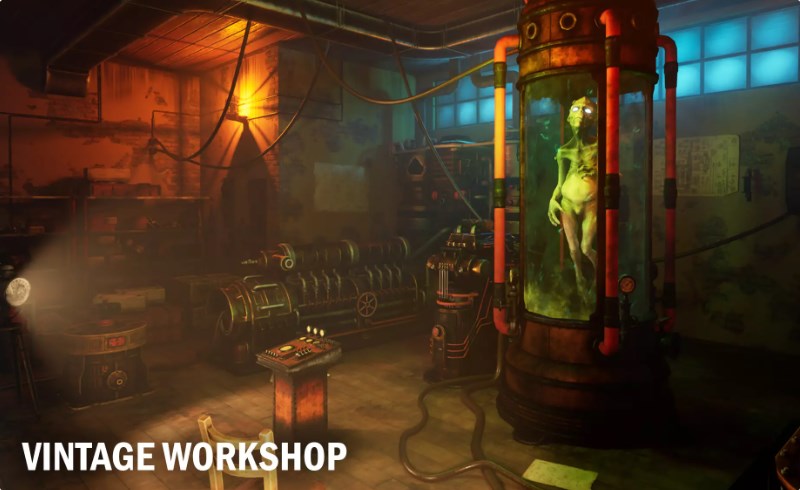 Unity场景 – 复古工坊 Vintage workshop I