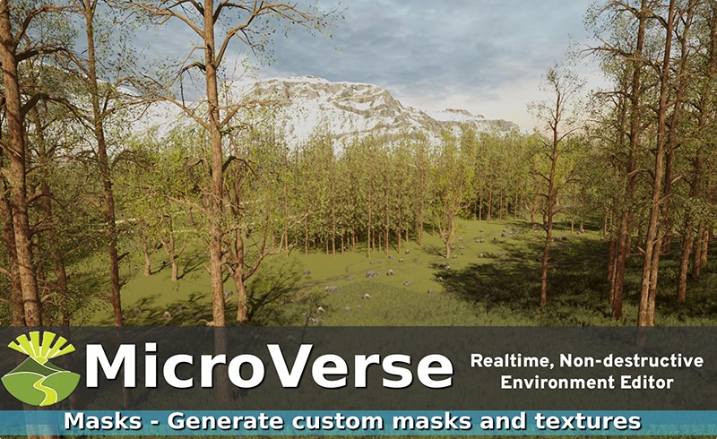 Unity插件 – 地形创建插件 MicroVerse – Masks