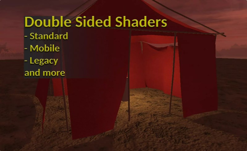 Unity材质 – 双面材质 Double Sided Standard Mobile Legacy Shaders