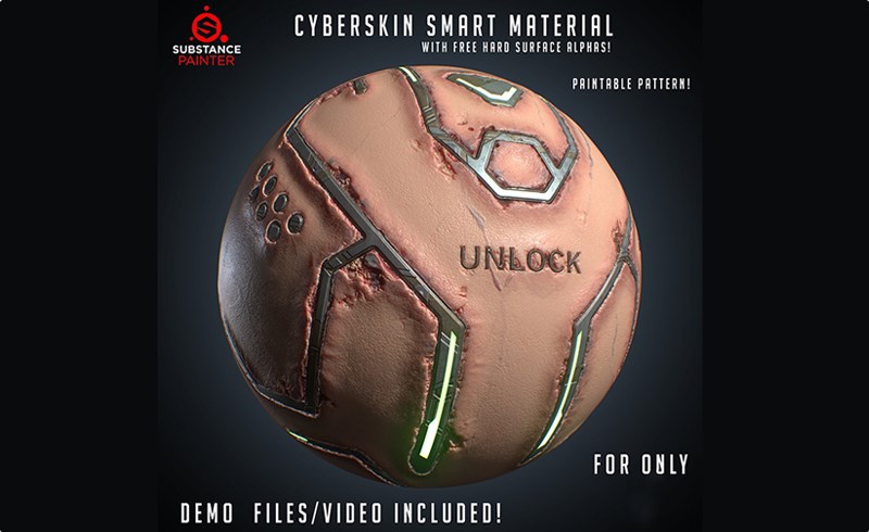 SP材质 – 网格皮智能材质 CYBERSKIN SMART MATERIAL V1