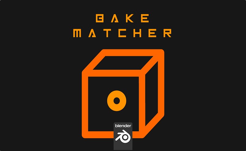 Blender插件 – 自动命名匹配烘焙插件 Bake Matcher