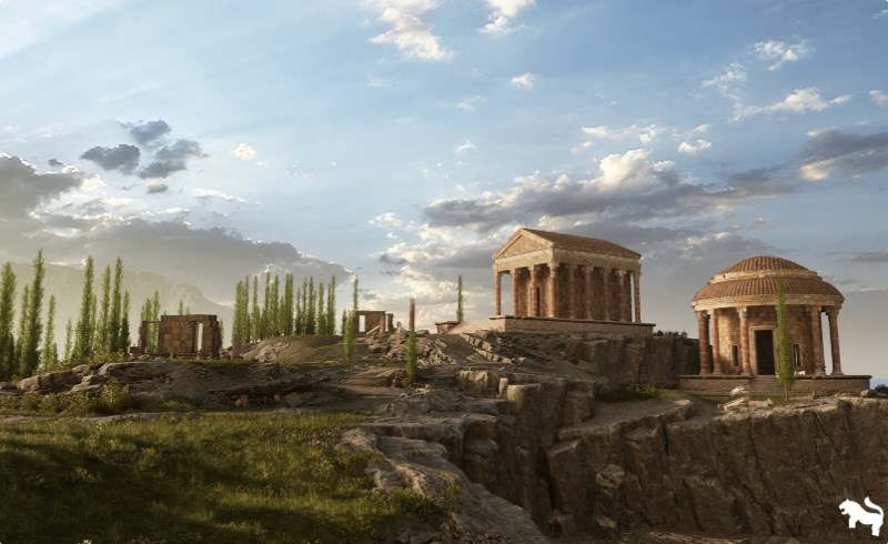 【UE4/5】罗马神庙遗址 Roman Temple Ruins