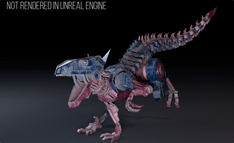 【UE4/5】机甲迅猛龙 Velociraptor Mech