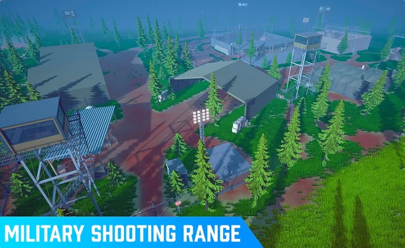 【UE4/5】军事射击场 POLY – Military Shooting Range (UE)