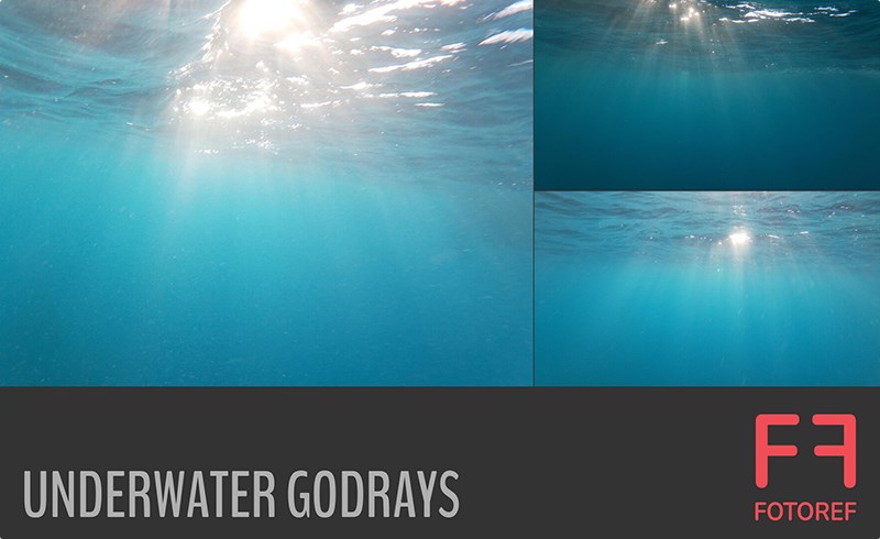 66 张水下光影参考照片 66 photos of Underwater Godrays