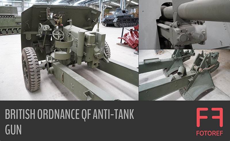 71 张反坦克大炮参考照片 71 photos of British Ordnance QF Anti-Tank Gun