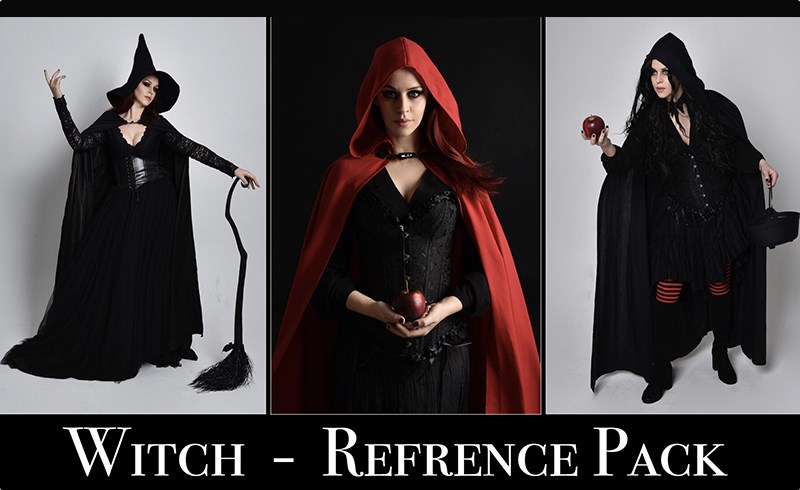 120 张女巫角色参考包 Witch – Reference Pack