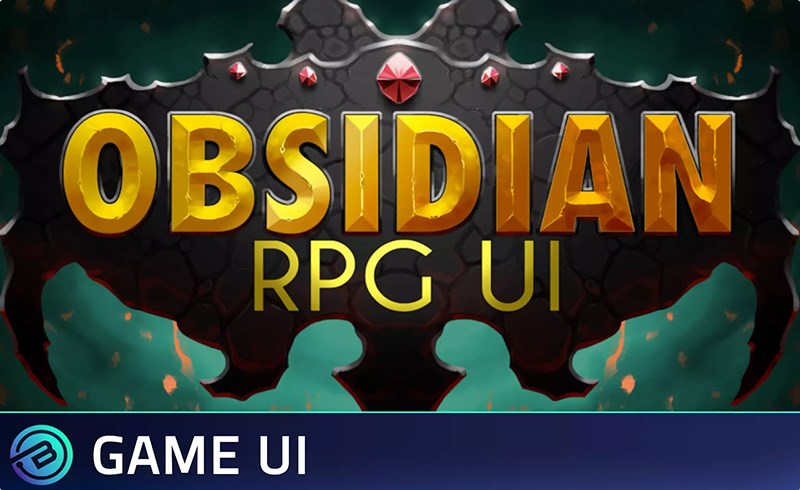 Unity – 角色扮演游戏UI套件 OBSIDIAN UI – RPG / MMORPG / ARPG