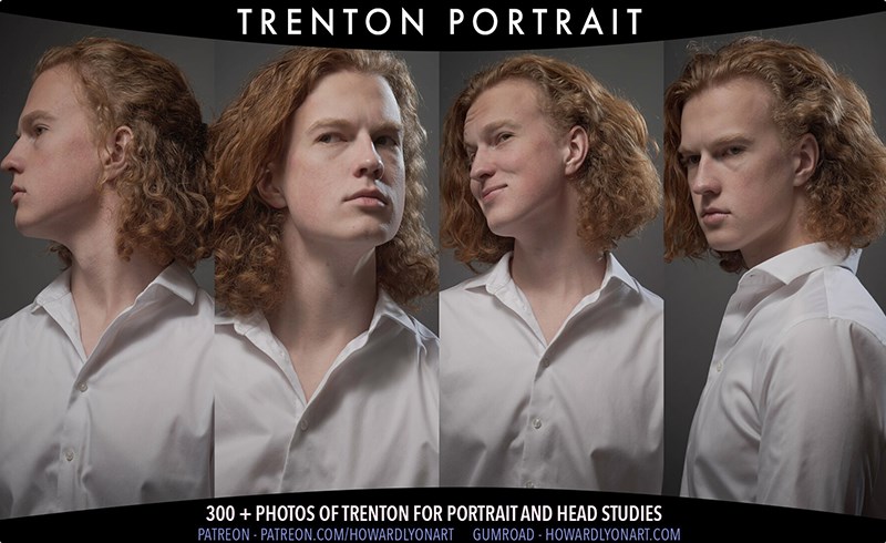 300 张人物肖像角色表情参考照片 Trenton Portrait