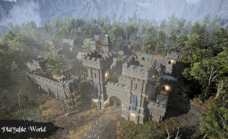 【UE5】模块化中世纪城堡 Modular Castle (Medieval Castle, Medieval Town, Medieval Fortress, Castle)