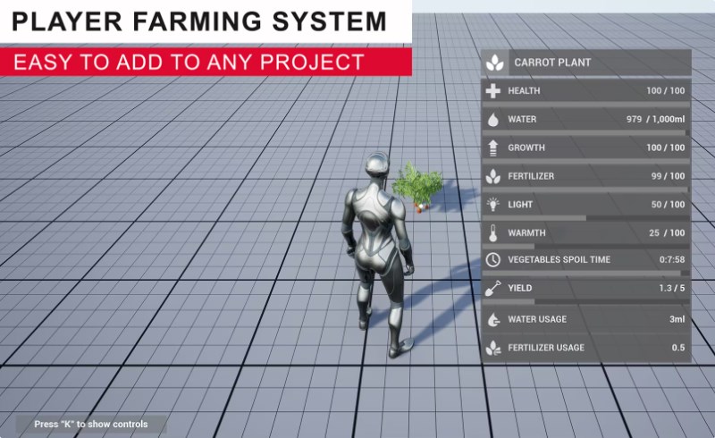 【UE5】玩家耕种系统 Player Farming System