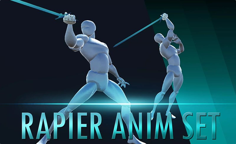 Unity动画- 舞剑动画 Rapier Anim Set
