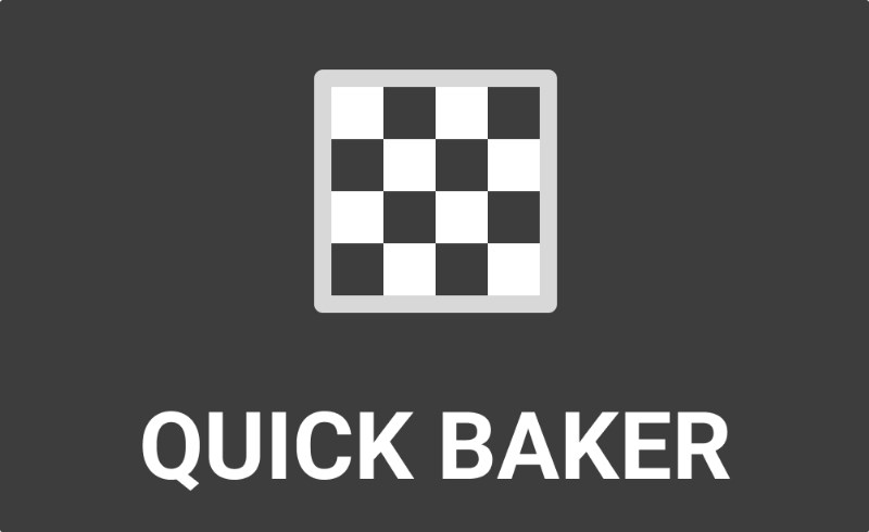 Blender插件 – 快速烘焙插件 Quick Baker