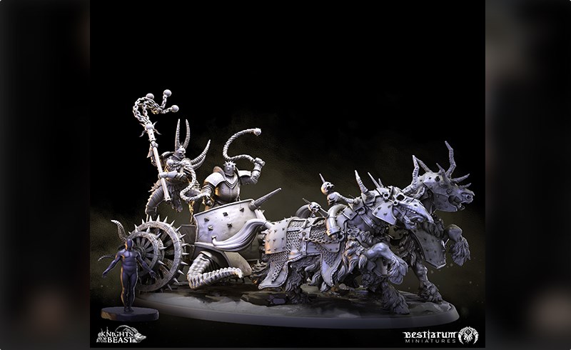 模型资产 – 锻造战车打印模型 Gore Forged Chariot – 3D Model