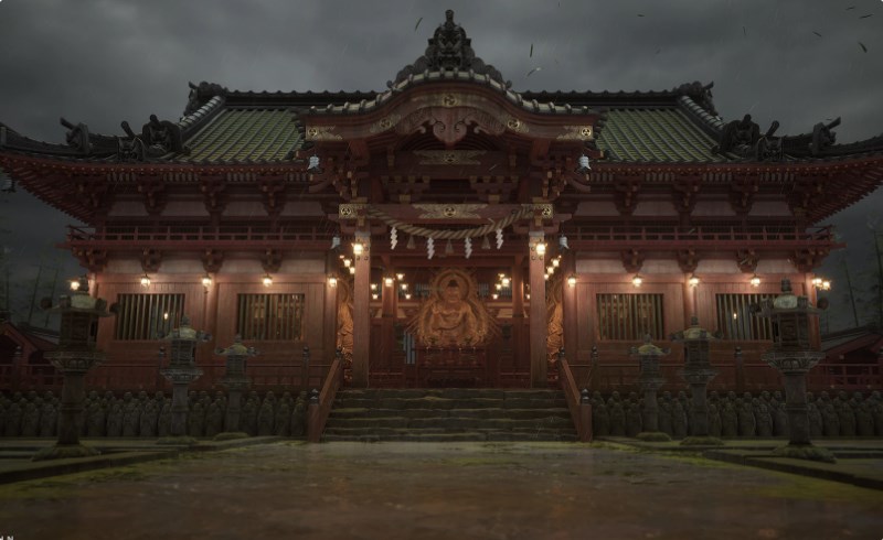 【UE5】日本寺庙 Japanese Temple