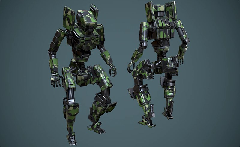 【UE5】机器人角色 Military Droid “Hex”