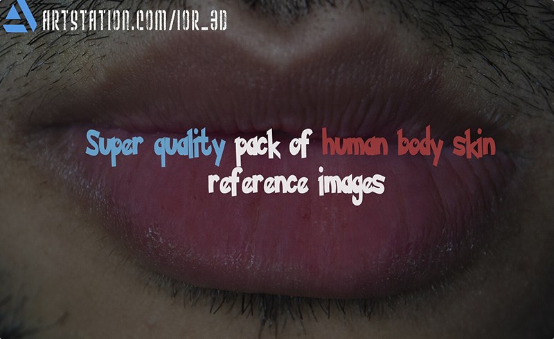 高质量人体皮肤纹理图片参考 Super quality pack of human body skin reference images