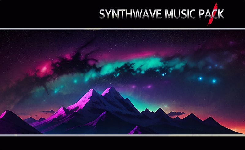 【UE4/5】赛博朋克科幻音效 SynthWave Music Pack