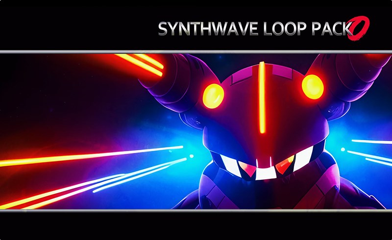 【UE4/5】赛博朋克科幻音效 SynthWave Loop Pack