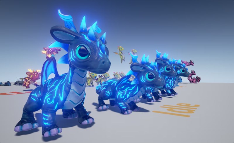 【UE4/5】小飞龙 Little Dragons Mouse