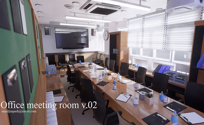 【UE4/5】办公室会议室 Office Meeting Room v.02