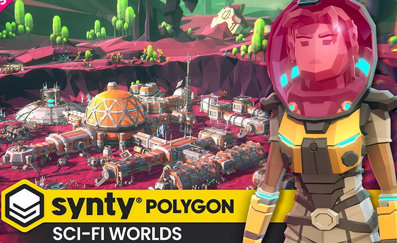 Unity资产 – 风格化科幻世界 POLYGON Sci-Fi Worlds – Low Poly 3D Art