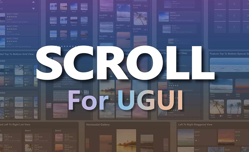 Unity资产 – UGUI Super ScrollView