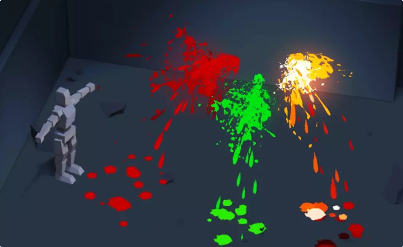 Unity特效 – 飞溅特效包 Hit Splatter Effects Pack 1