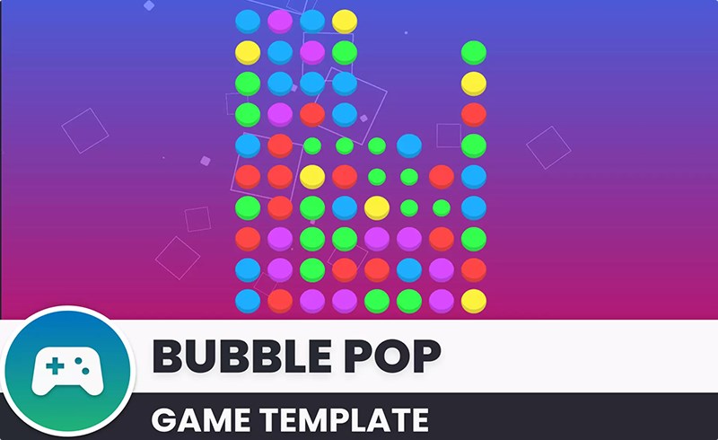 【更新】Unity开发 – 消消乐游戏开发模板 Bubble Pop – Game Template