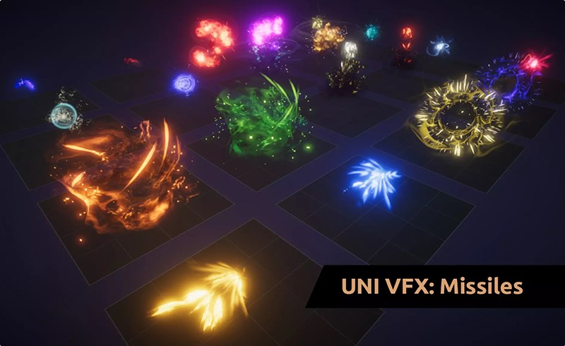 Unity特效 – 冲击波特效 UNI VFX: Missiles & Explosions for Visual Effect Graph