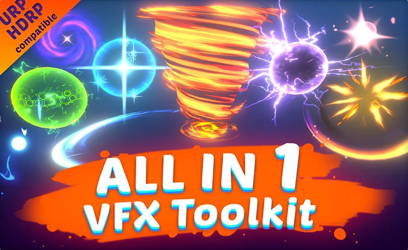 Unity特效 – 视觉特效工具包 All In 1 Vfx Toolkit